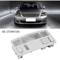 thumbnail image 3 of Reemplazo de lámpara de luz de techo de lectura Interior de coche gris para Passat B5 para/Bora para GOLF OE: 1TD947105, 3 of 5