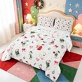 thumbnail image 2 of Manfei Kawaii Xmas Christmas Tree Full Size Comforter Sets,Winter Holiday Bedding Comforter Set,Xmas Reversible,3 Pieces,1 Comforter and 2 Pillowcases, 2 of 7