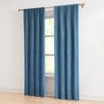 thumbnail image 3 of Lush Decor Glam Pleated Velvet Light Filtering Window Curtain Panels?? Pair 38" W X 84" L Blue?? - Velvet Curtains - Drapes - Blue Curtains - Glam Decor, 3 of 9