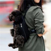 Stcomart Cat Backpack Carrier Dog Backpack Pet Puppy Carrier, Black, Xlarge