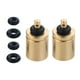 thumbnail image 3 of Adaptador de recarga de gas Quemador de cilindro de gas Recipiente de gas de llenado portátil de metal para 2 piezas, 3 of 9