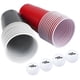 thumbnail image 3 of Set de Beer Pong ANGGREK 11 vasos rojos 11 vasos negros 4 pelotas de ping pong, 3 of 8
