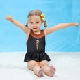 thumbnail image 3 of KAWELL Little Girls Two-Piece Summer Swimwear Role Play Bikini Swim Suit Toddler Tankini Red 3-10 Years, 3 of 7