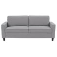thumbnail image 3 of CorLiving Georgia Linen-Like Fabric Upholstered Three Seater Adult Sofa, 3 of 8