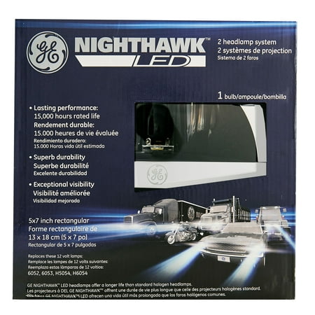 GE Lighting 69822 Nighthawk LED 5x7 Inch Sealed Beam Headlight, 1