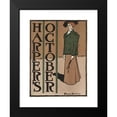thumbnail image 2 of Edward Penfield 19x24 Black Modern Framed Museum Art Print Titled - Harper's October (1897), 2 of 5