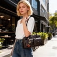 thumbnail image 2 of ibiyuan Crossbody Fanny Packs For Women Zip Closure Multi Pocket Top Handle Satchel Shoulder Bag for Women, Durable Spacious Crossbody Handbag for Day To Evening Use Birthday Gifts, 2 of 5