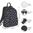 thumbnail image 3 of Naloa USA Print Lightweight DayBackpack Suitable for school, work, shopping, travel, etc., 3 of 5