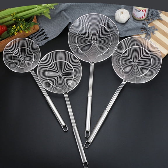 Homoyoyo Stainless Steel Mesh Oil Filter Strainer Kitchen Tool for Cooking and Frying