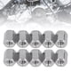 thumbnail image 3 of Tuerca de acoplamiento hexagonal, 20 piezas Tuerca de acoplamiento hexagonal Tuercas de acoplamiento hexagonal Diseño revolucionario, 3 of 8