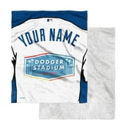 Dodgers Stadium Limited Edition Personalized Silk Touch Sherpa Throw Blanket