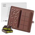 thumbnail image 1 of Molde para barra de chocolate UWILLION Deep Chocolate Bar Pistacho, 1 of 7