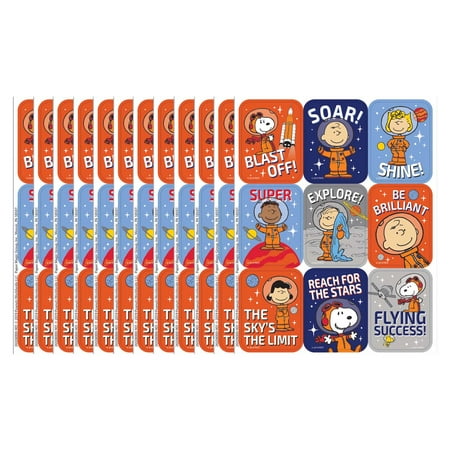 UPC: 0194629069989 | Eureka Peanuts NASA Giant Stickers 36/Pack 12 Packs (EU-650800-12)