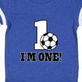thumbnail image 4 of Inktastic First Birthday Soccer 1 Year Old Boys or Girls Baby Bodysuit, 4 of 5