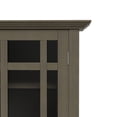 thumbnail image 3 of Simpli Home Bedford 39 inch Wide Solid Wood Transitional Medium Storage Cabinet in Farmhouse Grey, 3 of 5