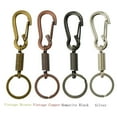 thumbnail image 7 of GARENDE 6xKeychain Carabiner Buckles Spring Snap Hooks Swivel Key Holder Clip Gold, 7 of 7
