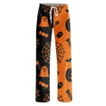 thumbnail image 3 of Satingcolo Womens Halloween Pajamas Pants Ladies Pumpkins Ghost Pajama Cute Soft Long Bottoms Women Pjs Pj Jammies, 3 of 5
