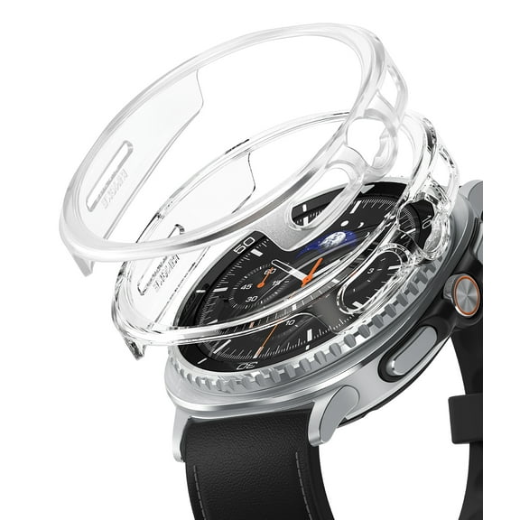 Ringke Slim [Anti-Yellowing] for Galaxy Watch 8 Classic 46mm Case, Perfect-Fit Lightweight Solid Cover - Clear/Alpine Clear