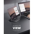 thumbnail image 3 of CPDD Support de Tablette Réglable - Support de Tablette Rotatif à 360 Degrés, Dock de Bureau, Compatible avec iPad Pro 11 / 12.9, Mini, Air, Tabs, Kindle et Tablette 4.7 Pouces - 13 Pouces - Noir Noir, 3 of 7