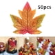 thumbnail image 3 of 3x11 Colores Hojas De Arce Artificiales Hoja De Otoño Falsa Eventos Fiesta Ducha Decoración E, 3 of 8