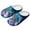Sea Turtle Flower Butterfly, variant on Blue Dolphins Print Indoor Slippers for Women Lightweight House Bedroom Closed Toe Warm Slipper Shoes Trendy Gift Slippers, Size 10.5-11.5