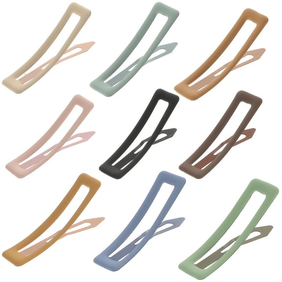 LOLIPPYY Simple Hair Barrettes Iron Hair Accessories Assorted Color for Women Party