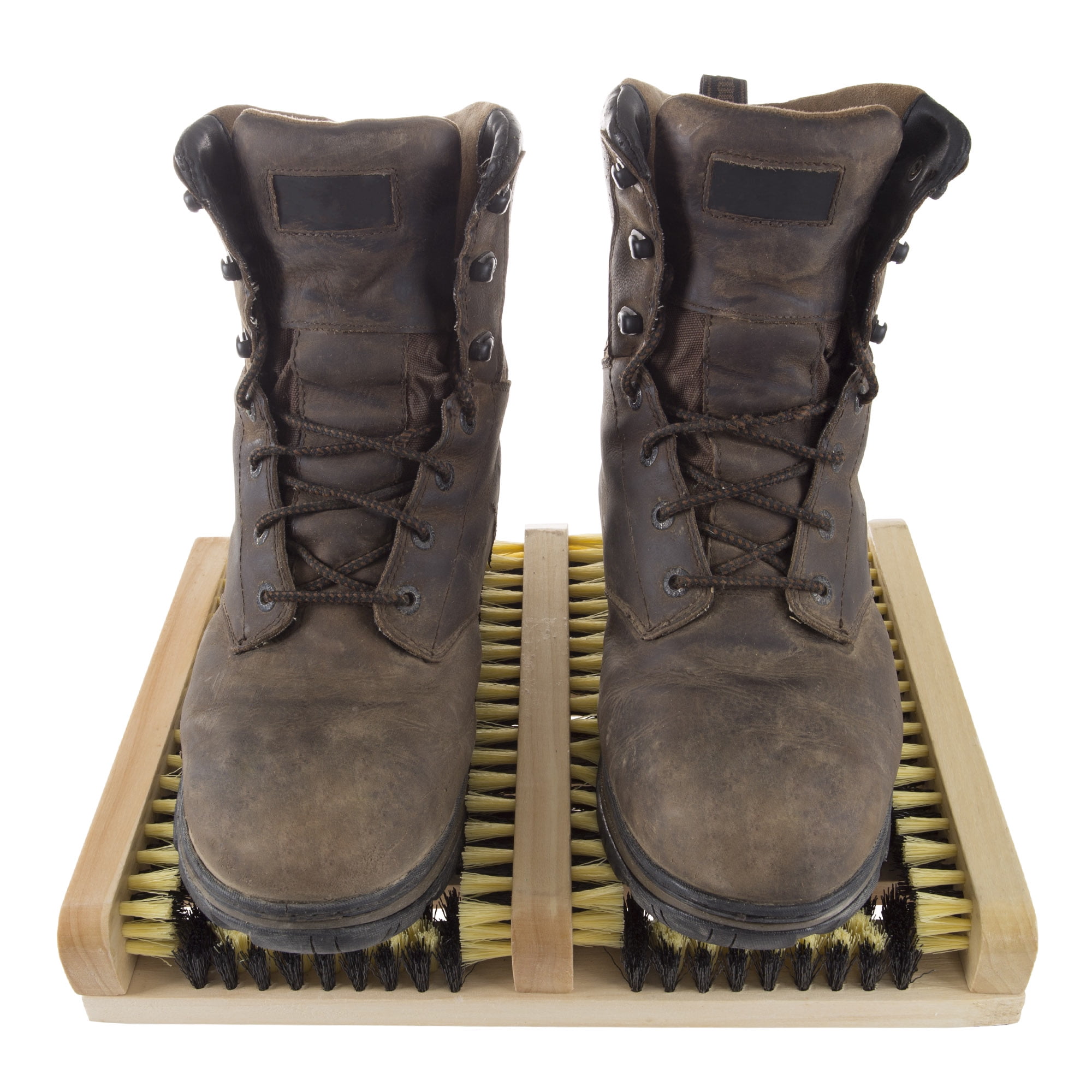 Stalwart Boot and Shoe Scrubber Mat – Dirt Remover with Nylon Bristles for Entryways & Garages