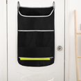 thumbnail image 5 of Cesto de ropa para colgar en la puerta Bolsa de ropa con cremallera de gran capacidad para baño-Negro- Teléfono móvil Teléfono móvil Accesorios para teléfonos móviles, 5 of 5