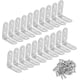 thumbnail image 1 of Soportes en L de acero inoxidable, soporte de esquina con orificios de montaje diseñados para facilitar la instalación, sujetadores de muebles resistentes y resistentes a la oxidación para estantes, 1 of 4