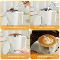 thumbnail image 4 of Taza con agitación automática, taza mezcladora eléctrica de alta velocidad, taza de acero inoxidable con tapa, 14oz, 4 of 5