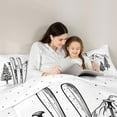 thumbnail image 5 of Castle Fairy Winter Sport Twin Comforter Sets,Snow Skiing Bedding Set, 5 of 8