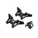 thumbnail image 5 of 2 piezas de soporte de amortiguadores para coche RC, modelo de vehículo, piezas ligeras de repuesto Negro, 5 of 9