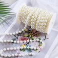 thumbnail image 3 of Rollo de Cuentas de Perlas AdasBridal 10 mm Marfil 10 m para Decoración, 3 of 8