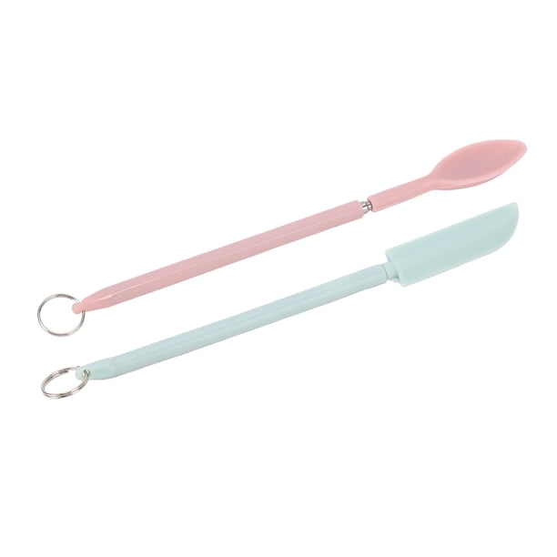 Raspador De Tarro, Mini Espátula De Silicona De Acero Inoxidable De Alimentaria Multiusos Para Cocinar Y Hornear