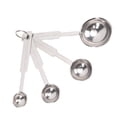 thumbnail image 1 of Juego De Cucharas Medidoras, Cucharada Pequeña A Prueba De Herrumbre, Ligera, Precisa, Fácil De Limpiar, 4 Piezas Para Cocinar Y Hornear, 1 of 7