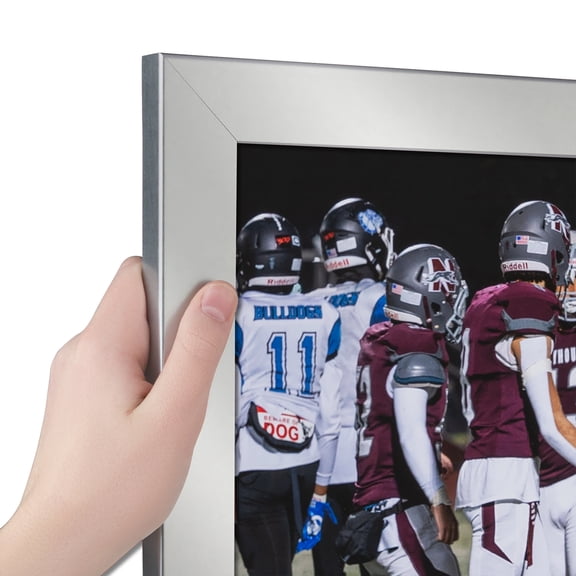 ArtToFrames 20" x 22" Stainless Steel Picture Frame, 20x22 inch Silver MDF Poster Frame (WOM-5313), Pack