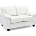 thumbnail image 2 of White loveseat with easy assembly / Quick setup for immediate comfort, 2 of 2
