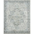 thumbnail image 6 of Hauteloom Akshay Living Room, Bedroom Area Rug - Traditional - High Pile - Peach, Light Gray, Gray - 2' x 2'11", 6 of 9