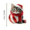 thumbnail image 3 of Xihbxyly Colgante de Ciervo Navideño, Adorno Navideño Pintado a Mano, Bonito Adorno Acrílico, Ideal para Coche o Mochila, Accesorio Único para Árbol, Perfecto para Navidad, 1 Pieza, 3 of 5