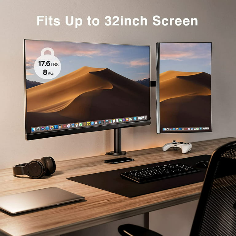 Support Double Écran PC - 2 x VESA 32' - Supports d'écran