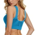 thumbnail image 3 of Women Casual Hollow Out Sport Bra - Breathable No Steel Ring Underwear, 3 of 5