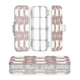 thumbnail image 2 of HOT! Double Layer Clear Pencil Box (6 Compartments) - 21.2" Large Capacity PET Storage Case w/Removable Dividers for Office, Travel Supplies，Bear and Heart, 2 of 7