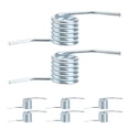 thumbnail image 1 of 8 Pcs Ressort de Retour de Cric Poignée de Cric Hydraulique Ressorts Ressort de Renforcement en Acier pour Accessoires de Maintenance de Cric de Nivellement Robuste, 1 of 8