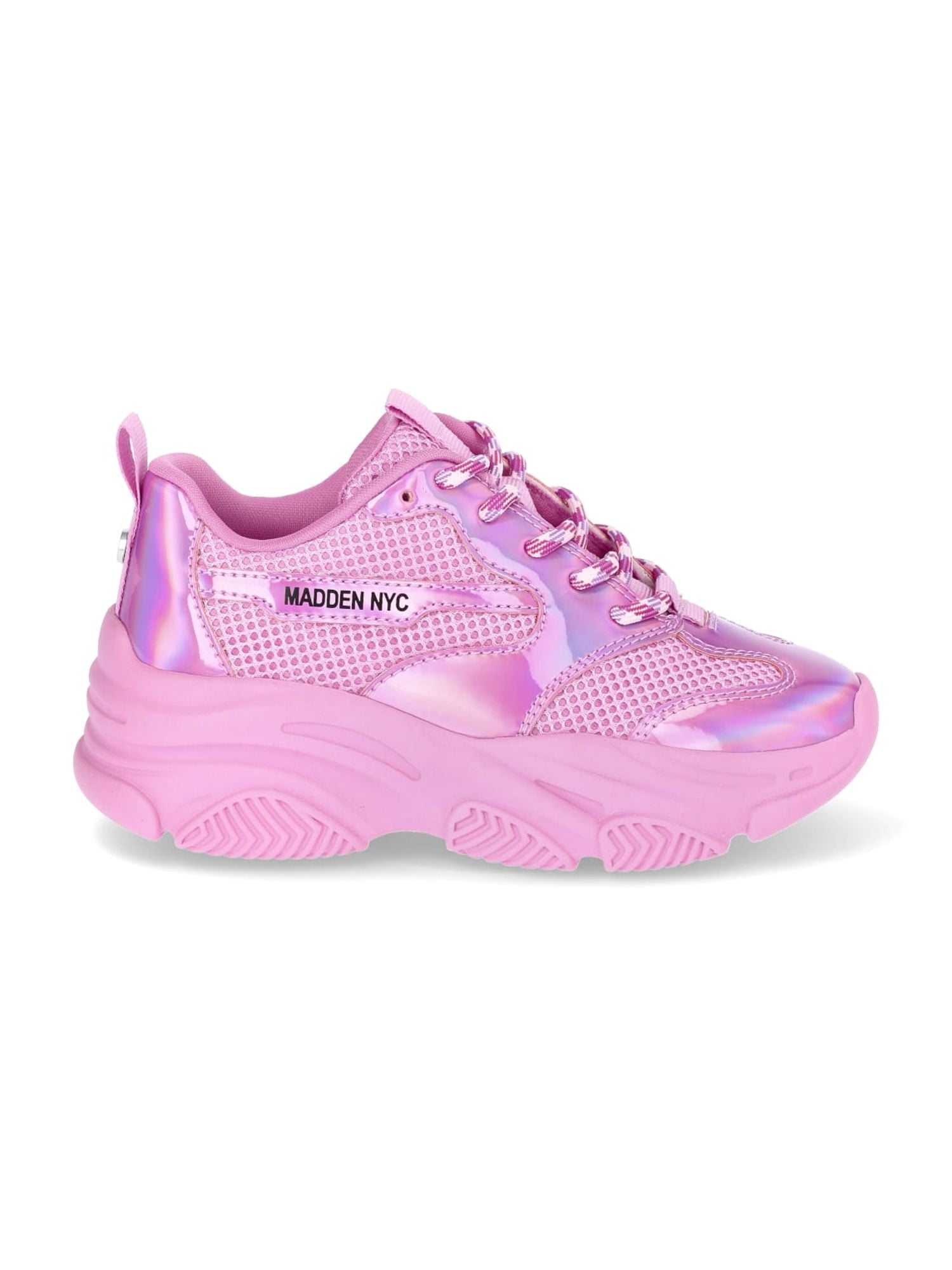 Madden NYC Little Girls and Big Girls Metallic Sporty Sneakers, Sizes 13-6