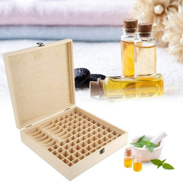 Aceite 87 tragamonedas Madera de Madera Gran esencial Baja de Almacenamiento de aceite Organizador de contenedores