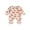 Beige, variant on Newborn Baby Boy Girl Halloween Clothes Pumpkin Long Sleeve Zipper One-Piece Jumpsuit Romper Fall Winter Bodysuits