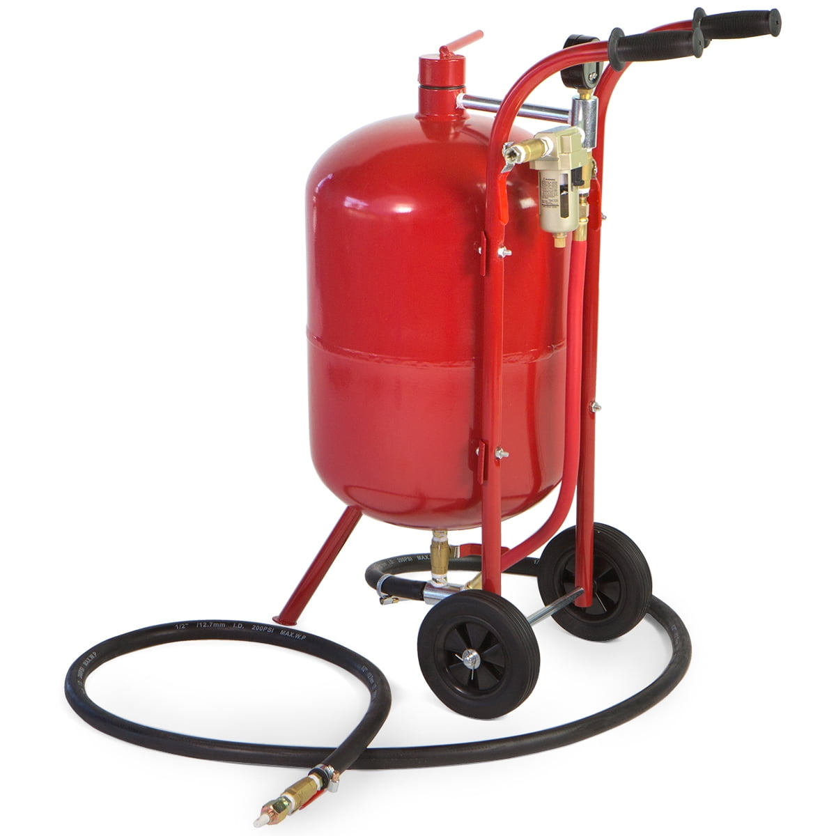 Ideal for Local Surface Treatment of Immovable & Large Work Pieces Easy to Move with Wheel Selva 10 Gallon High Pressure Sand Blaster Air Media Abrasive Blasting Tank Large Capacity Sandblaster Ideal for Local Surface Treatment of Immovable & Large Work Pieces Easy to Move with Wheel Selva 10 Gallon High Pressure Sand Blaster Air Media Abrasive Blasting Tank Large Capacity Sandblaster