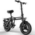 thumbnail image 6 of Peak 750W Folding Electric Bike for Adult, Max 75 Miles 24MPH Electric Bicycle, 14" Folding E Bike, 48V 20Ah Removable Battery, PAS Control, Commuter E-Bike for Adults Teens, 6 of 10
