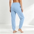 thumbnail image 5 of Resicozy Petite Sweatpants Women Trendy Elastic Waist Bottom Lounge Pant Lightweight Baggy Joggers with Pocket Light Blue XL, 5 of 7