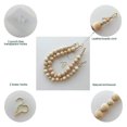 thumbnail image 6 of Curtain Tiebacks–Set of 2 Boho Wood Bead Holdbacks with Brass Hooks–Rustic Curtain Tie Backs for Drapes, Bedroom, Nursery or Kitchen(As Shown,Wooden&2PCS), 6 of 8